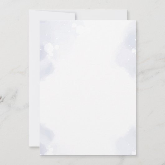 Charmante Niedliche Penguin Winter Weihnachtsdusch Einladung (Rückseite)