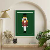 Charmante Nutcracker Holiday Art Print Poster