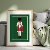 Charmante Nutcracker Holiday Art Print Poster