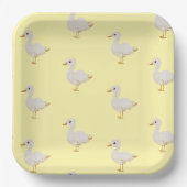 Charmante Osterherde-Teller Pappteller (Vorderseite)