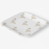 Charmante Osterherde-Teller Pappteller (Gewinkelt)