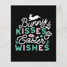 Charmante Ostertypografie Bunny Oster