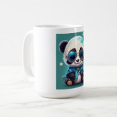 Charmante Panda-Tasse für Kaffeeliebhaber Kaffeetasse (Vorderseite Links)