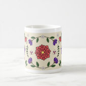 Charmante Pastel Floral Folklore Tasse (Mittel)