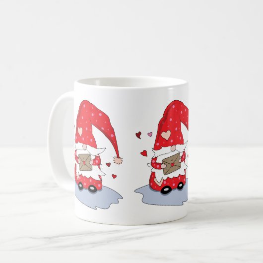 Charmante Red Gnome Classic Tasse (Vorderseite Links)