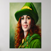 Charmante rote Haare | AI Art Poster (Vorne)