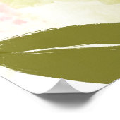 Charmante rustikale Sommer Früchte Illustration Poster (Ecke)