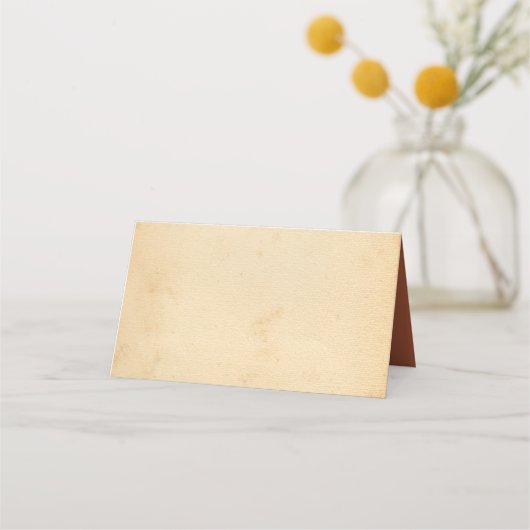 Charmante rustikale Waldlandschaft Inspiriert Platzkarte (Rückseite)