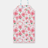 Charmante Sakura-Blüten Geschenkanhänger (Rückseite)