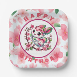 Charmante Sakura-Blüten Pappteller