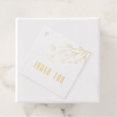 Charmante Schablone florale, elegante Schriftfolie Geschenkanhänger (Mit Box)