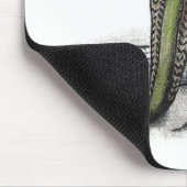 Charmante Schlange und Schmetterling-Liebe Mousepa Mousepad (Ecke)