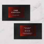 Charmante Schlicht-graue, attraktive Visitenkarte (Vorne/Hinten)