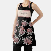 Charmante Schürze Pink & Black Floral Bouquet (InSitu)