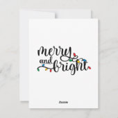 Charmante Snowman Weihnachtskarte Feiertagskarte (Rückseite)