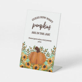 Charmante Sonnenblumen Guess Betrag Baby Dusche Sp Sockelschild