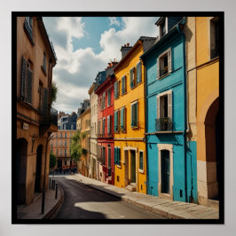 Charmante Stadt Paris Poster