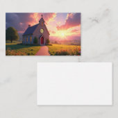 Charmante Steinkirche im Massiv Visitenkarte (Vorne/Hinten)