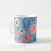Charmante Tasse mit Blumen, perfekte Geschenke für (Vorderseite Links)