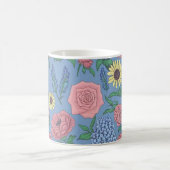 Charmante Tasse mit Blumen, perfekte Geschenke für (Mittel)