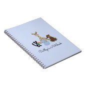 Charmante Tiere Personalisiert Notizblock (Rechte Seite)