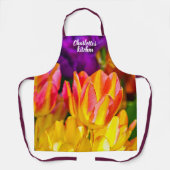 Charmante Tulip-Blume Schürze (Vorderseite)