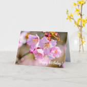 Charmante und Coole Sakura-Blume im Springtime Karte (Gelbe Blume)