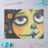 Charmante und Not leidende Dame ArtLady 6 Seidenpapier (Basteln)