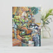 Charmante Versprechen eines Fine Tekka Center Sing Einladung (Stehend Vorderseite)