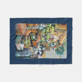 Charmante Versprechen eines Fine Tekka Center Sing Fleecedecke (Vorderseite (Horizontal))