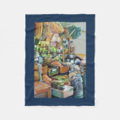 Charmante Versprechen eines Fine Tekka Center Sing Fleecedecke (Vorderseite)