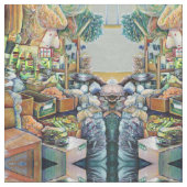 Charmante Versprechen eines Fine Tekka Center Sing Stoff (Nahaufnahme)