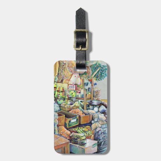 Charmante Versprechen eines schönen Tekka-Zentrums Gepäckanhänger (Vorderseite vertikal)