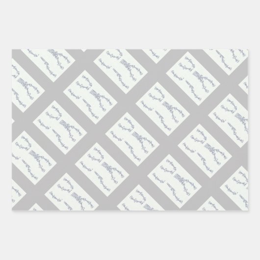 Charmante Verzauberung Geschenkpapier Set (Vorderseite)