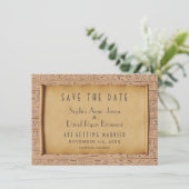 Charmante Vintage ägyptische Hochzeit Save The Date (Stehend Vorderseite)
