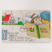 Charmante Vintage Märchen Illustration: Puzzle (Horizontal)