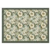 Charmante, Vintage, pastellfarbene Blume Tischdecke (Vorderseite (Horizontal))