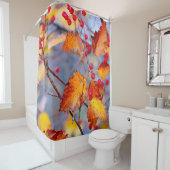 Charmante Waldbeeren im Herbst Duschvorhang (Beispiel)