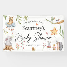 Charmante Waldtiere neutrale Babydusche