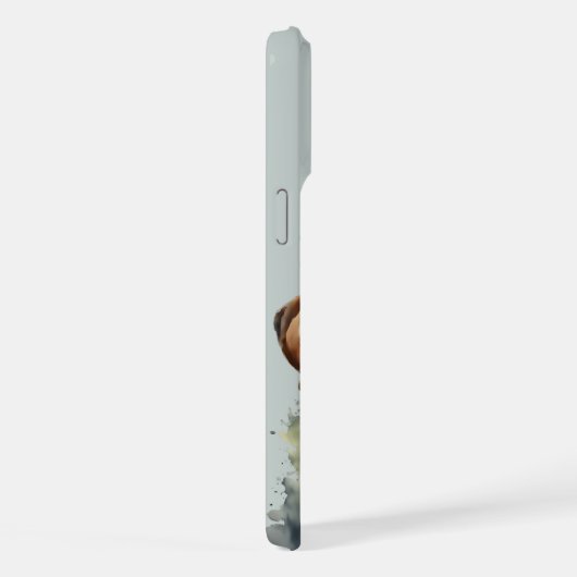 Charmante Wasserfarbe Boxer Hunde Kunst iPhone Hülle (Rechte Seite)