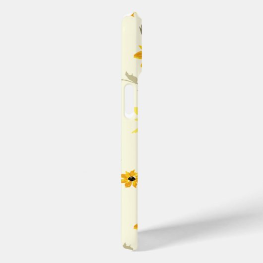 Charmante Wasserfarben Gelbe Sonnenblume Case-Mate iPhone Hülle (Rückseite / Rechts)