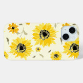 Charmante Wasserfarben Gelbe Sonnenblume Case-Mate iPhone Hülle (Rückseite (Horizontal))