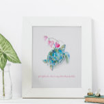 Charmante Wasserfarbenschildkröte Poster<br><div class="desc">Ideal für Kinderzimmer, Bäder und Wohnbereiche in Ihrem tropischen Strand Zuhause. Dieser große Druck zeigt eine Nachbildung meiner originalen Hand bemalt Aquarell und Herzen in den Farbtönen Türkis Blau, Rosa und Grün. Die Worte "Ich fühle Licht, wenn ich nicht die Lasten anderer trage" sind Set in trendy rosa Typografie. Das...</div>