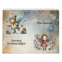 Charmante WeihnachtsAngels Folk Art Style