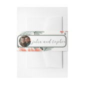 Charmante Weihnachtsfeier mit romantischem Foto Einladungsbanderole (Vorderseite Beispiel)