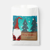 Charmante Weihnachtslandschaft Snowy Winter Landsc Geschenktütchen (Vorderseite)