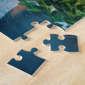 Charmante Winterferienlandschaft Puzzle (Seite)