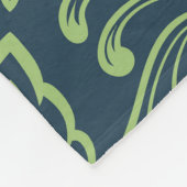 Charmanter Blumendach nahtloses Muster Fleecedecke (Ecke)