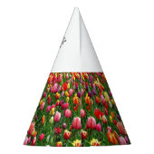 Charmanter Blumengarten ergänzen Text hier Handwer Partyhütchen (Rückseite)