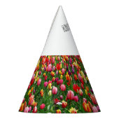 Charmanter Blumengarten ergänzen Text hier Handwer Partyhütchen (Links)